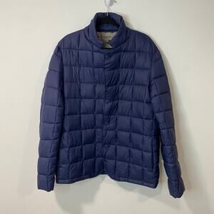 Save the Duck Men's Quilted Puffer Jacket Navy Blue XL